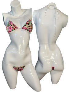 Glitter Berry Floral Microkini