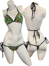 Load image into Gallery viewer, Cheetah Mary Jane Two Piece, Tie T-back