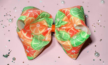Load image into Gallery viewer, Citrus 5 in Ribbon bow (RTS)