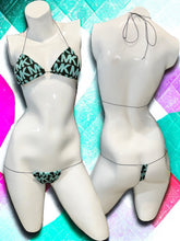 Load image into Gallery viewer, Mk Black &amp; Blue Microkini- (RTS)