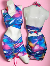 Load image into Gallery viewer, Spaced Out Reversible Wrap Around &amp; Mini Skirt