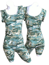 Load image into Gallery viewer, Camo Tank Romper - SMALL (RTS)