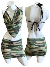 Load image into Gallery viewer, Catch Me Camo Mini Skirt Set