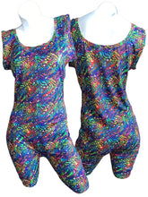 Load image into Gallery viewer, Neon Zebra Tank Romper