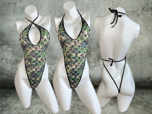 Bougie Camo Front Piece - SMALL (RTS)