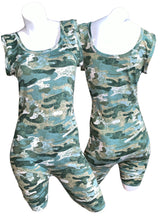 Load image into Gallery viewer, Camo Tank Romper